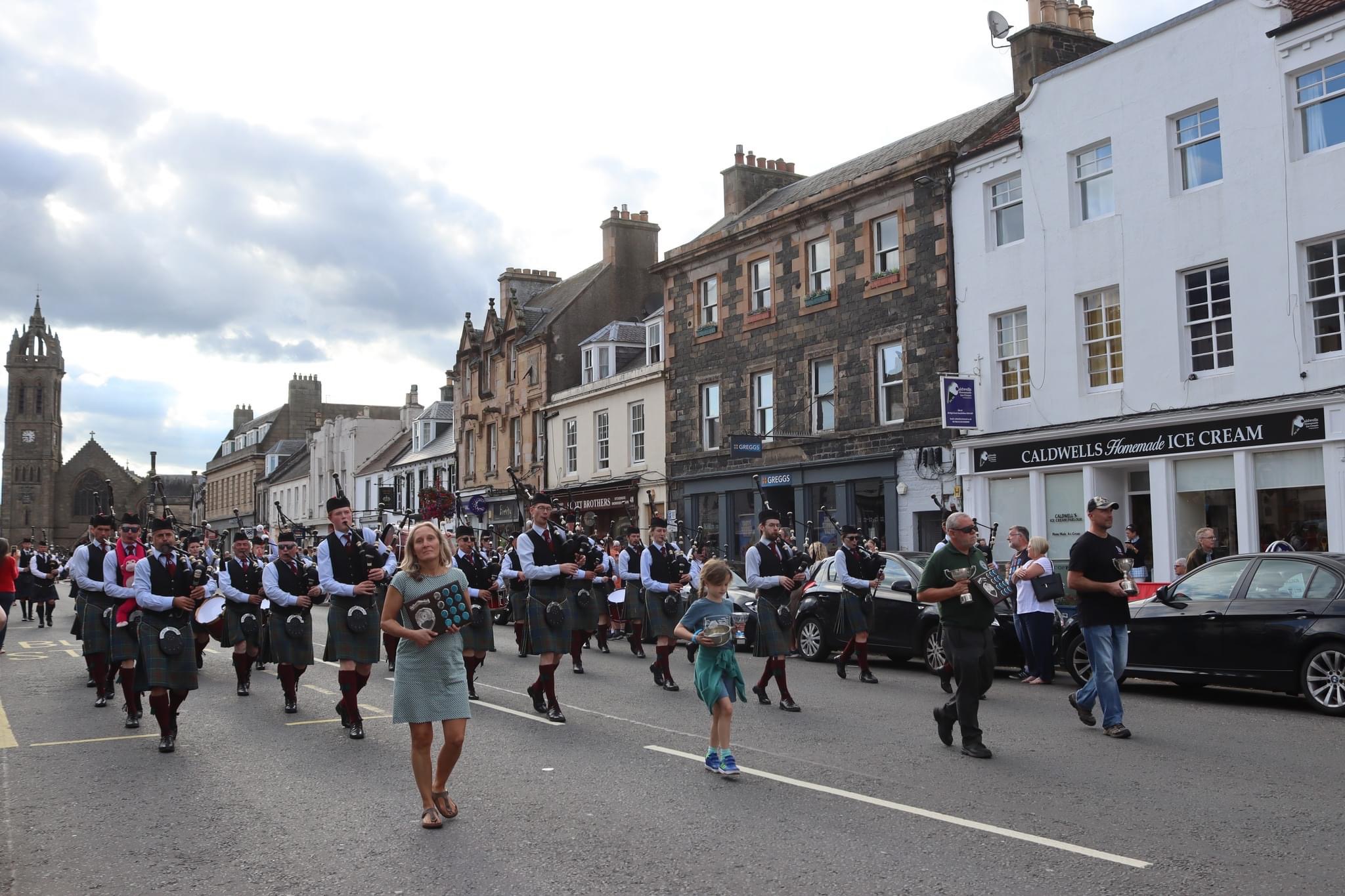 Stockbridge Pipe Band - Peebles - Sept 2022
